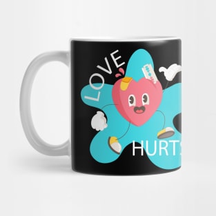 Love Hurts Heart Mug